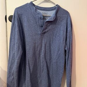L.L. Bean Blue Long Sleeve Tee